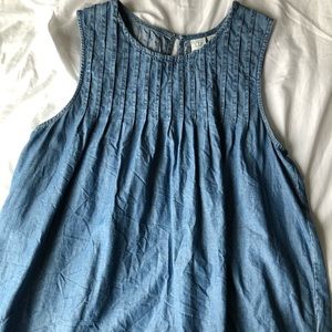 Chambray tank top
